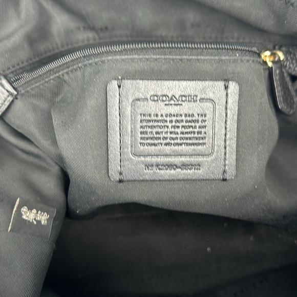 Coach Taylor Tote in Black/ Pale Gold - Picture 9 of 9